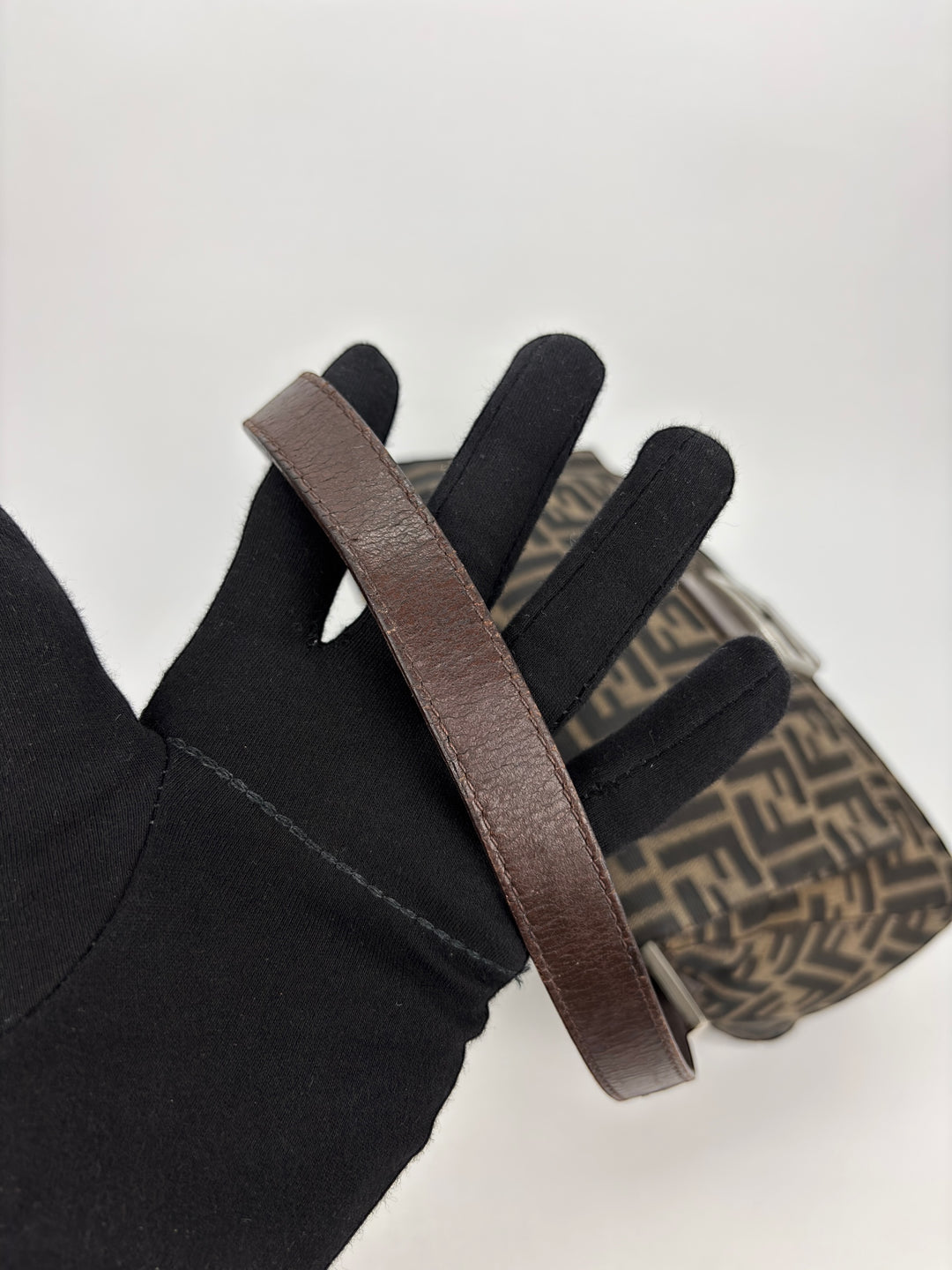 Fendi Mamma Baguette Zucca Canvas Shoulder-Bag
