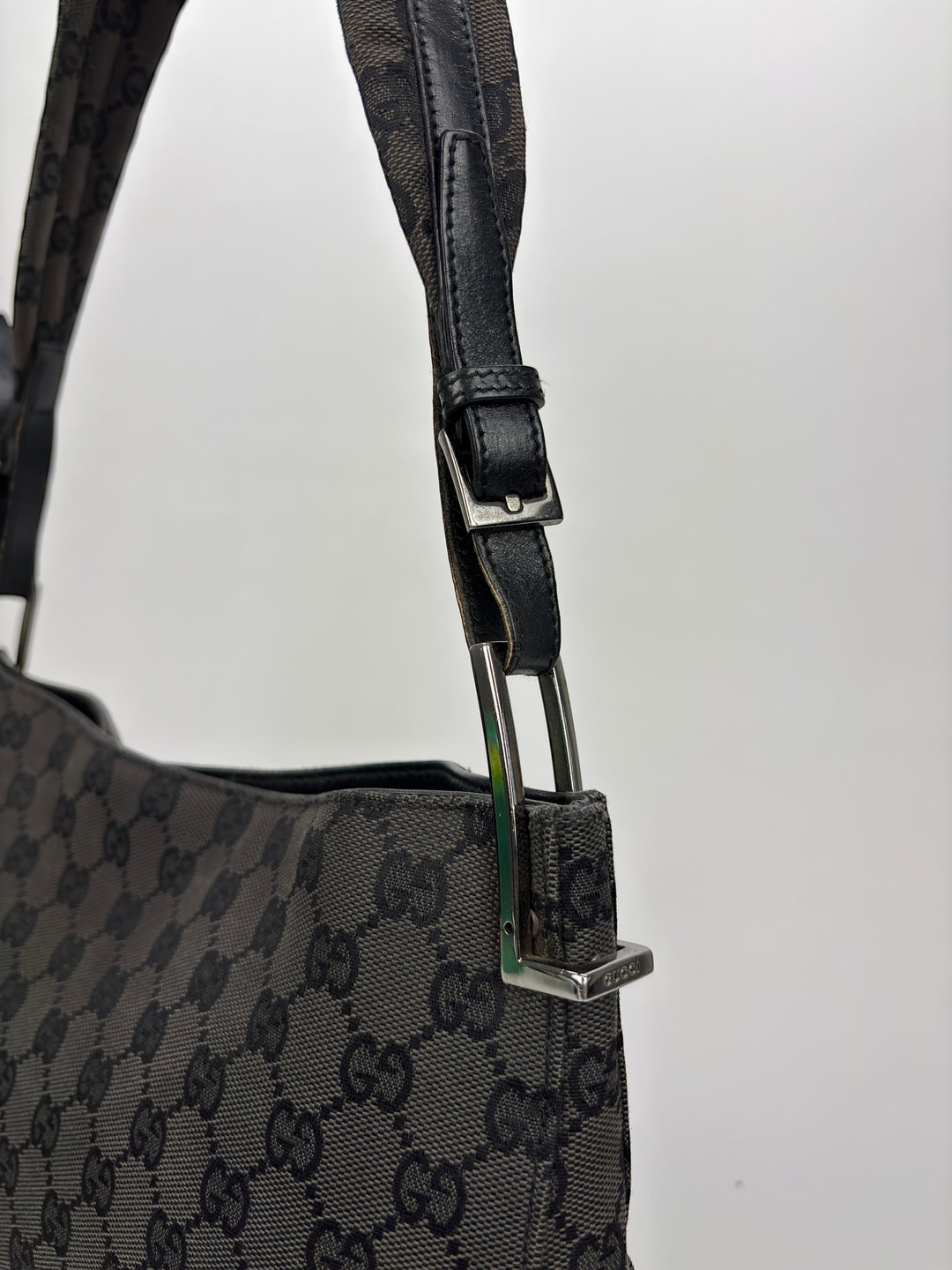 Gucci GG Canvas Baguette Hobo / Shoulder-Bag
