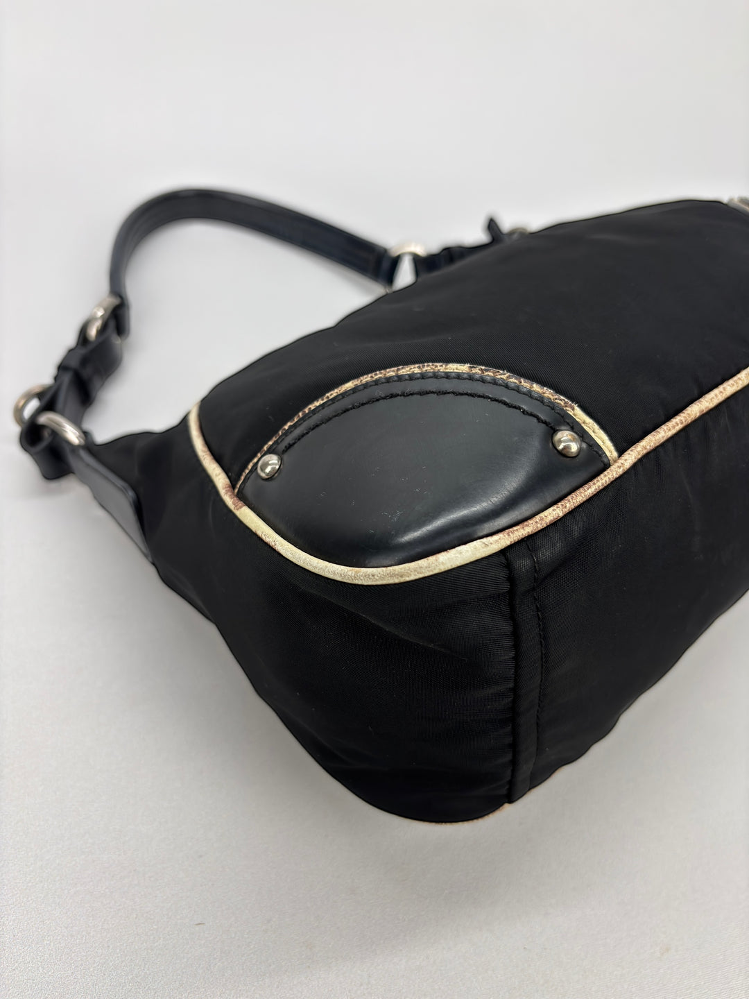 Prada Nylon Snake Optic Hobo Shoulder-Bag