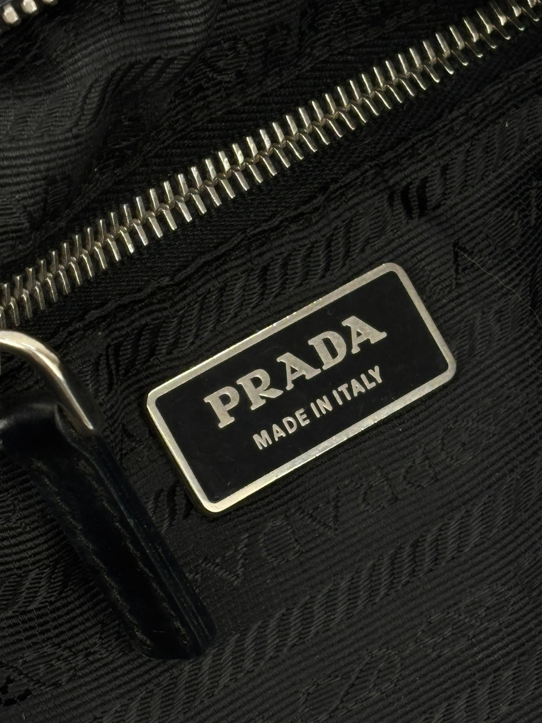 Prada Nylon Snake Optic Hobo Shoulder-Bag