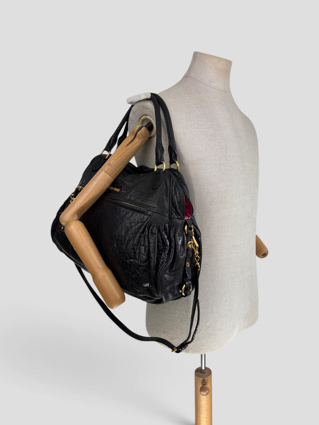 Miu Miu Vitello Lux Shoulder / Crossbody-Bag