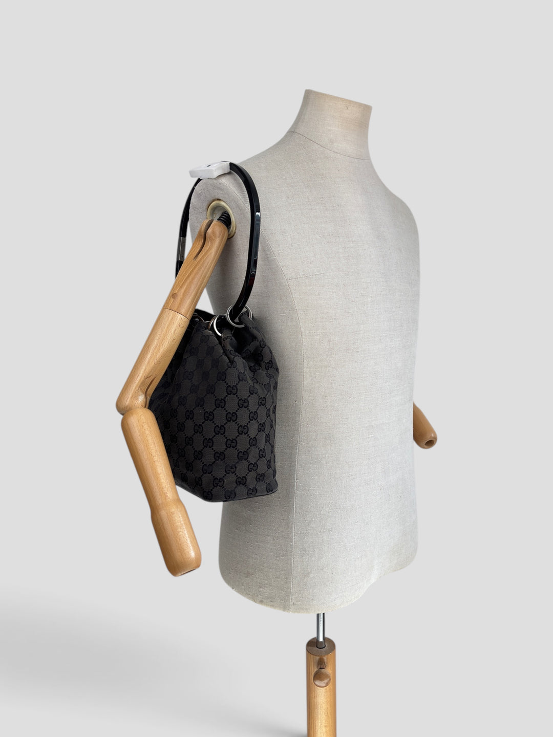 Gucci by Tom Ford GG Canvas Acrylic Ring Bucket Bag