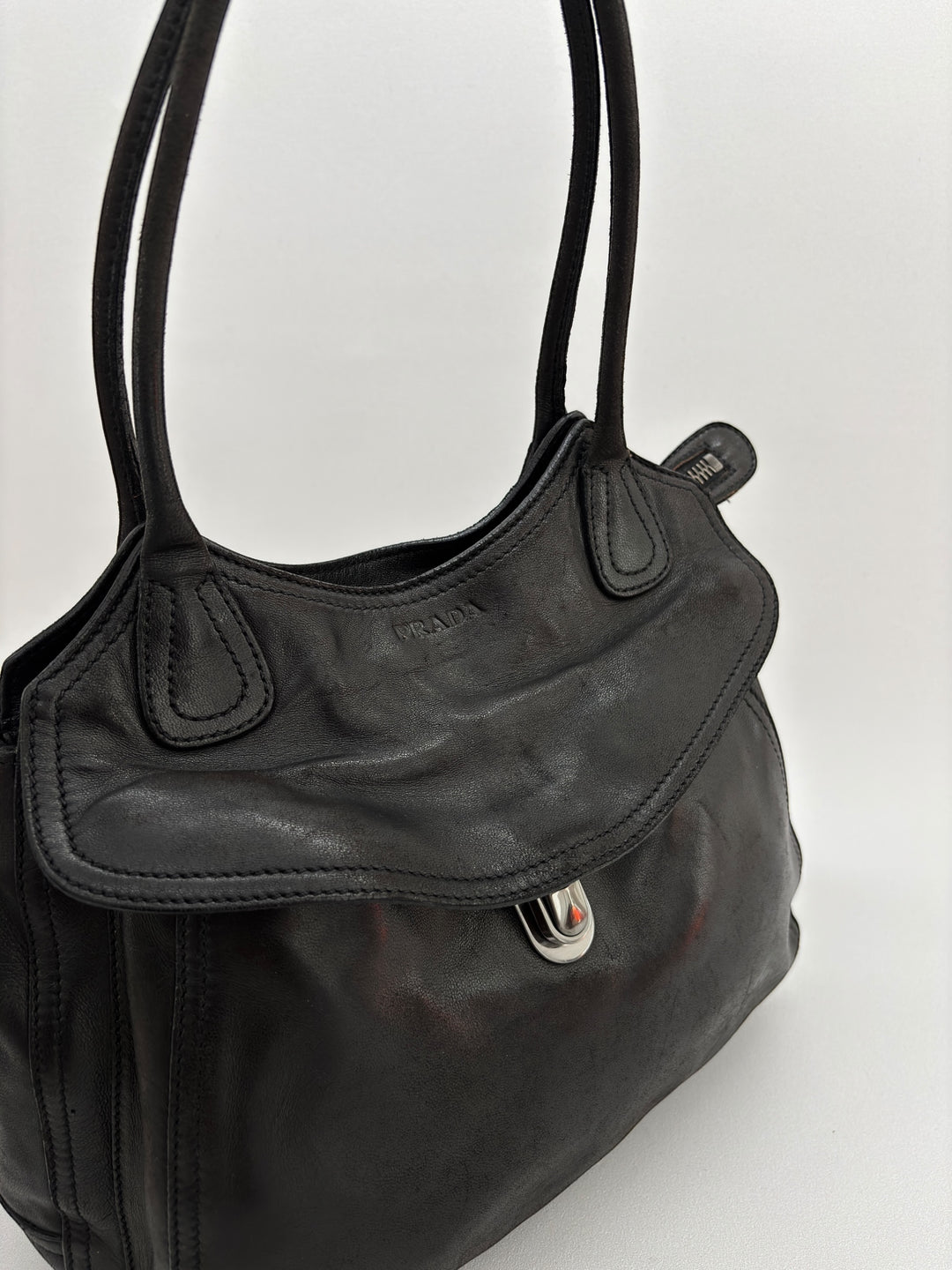 Prada Vitello Leather Hobo/ Shoulder-Bag