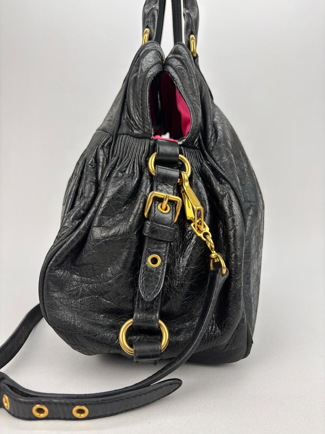 Miu Miu Vitello Lux Shoulder / Crossbody-Bag