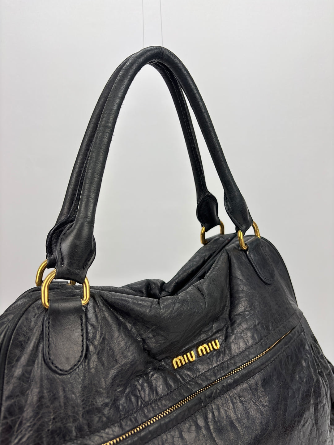 Miu Miu Vitello Lux Shoulder / Crossbody-Bag