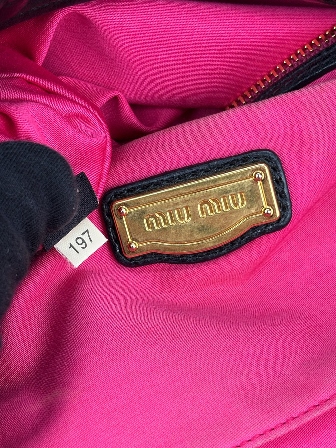Miu Miu Vitello Lux Shoulder / Crossbody-Bag