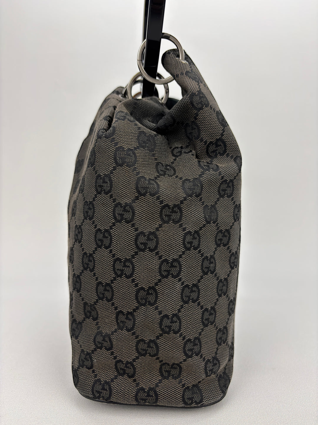 Gucci by Tom Ford GG Canvas Acrylic Ring Bucket Bag