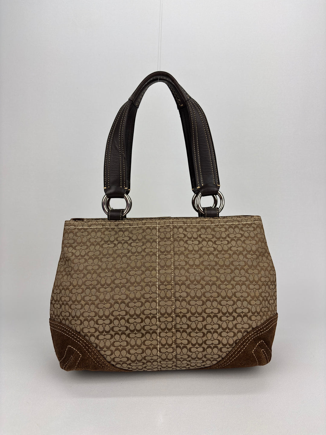 Coach Signature Buckle Soho Multi Pocket Tote / Shoulder-Bag
