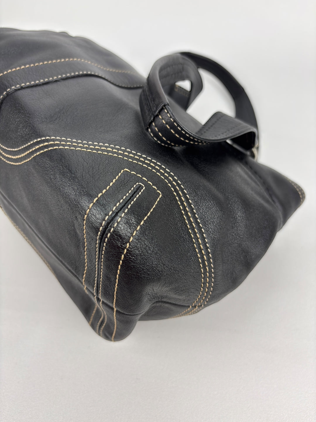 Coach Soho Leather Buckle Multi Pocket Tote Shoulder-Bag