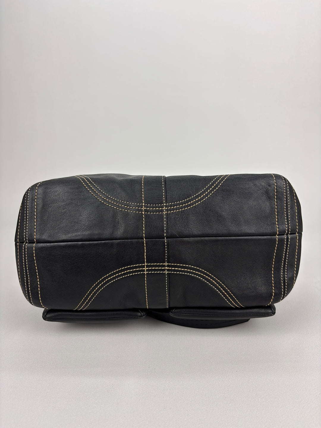 Coach Soho Leather Buckle Multi Pocket Tote Shoulder-Bag