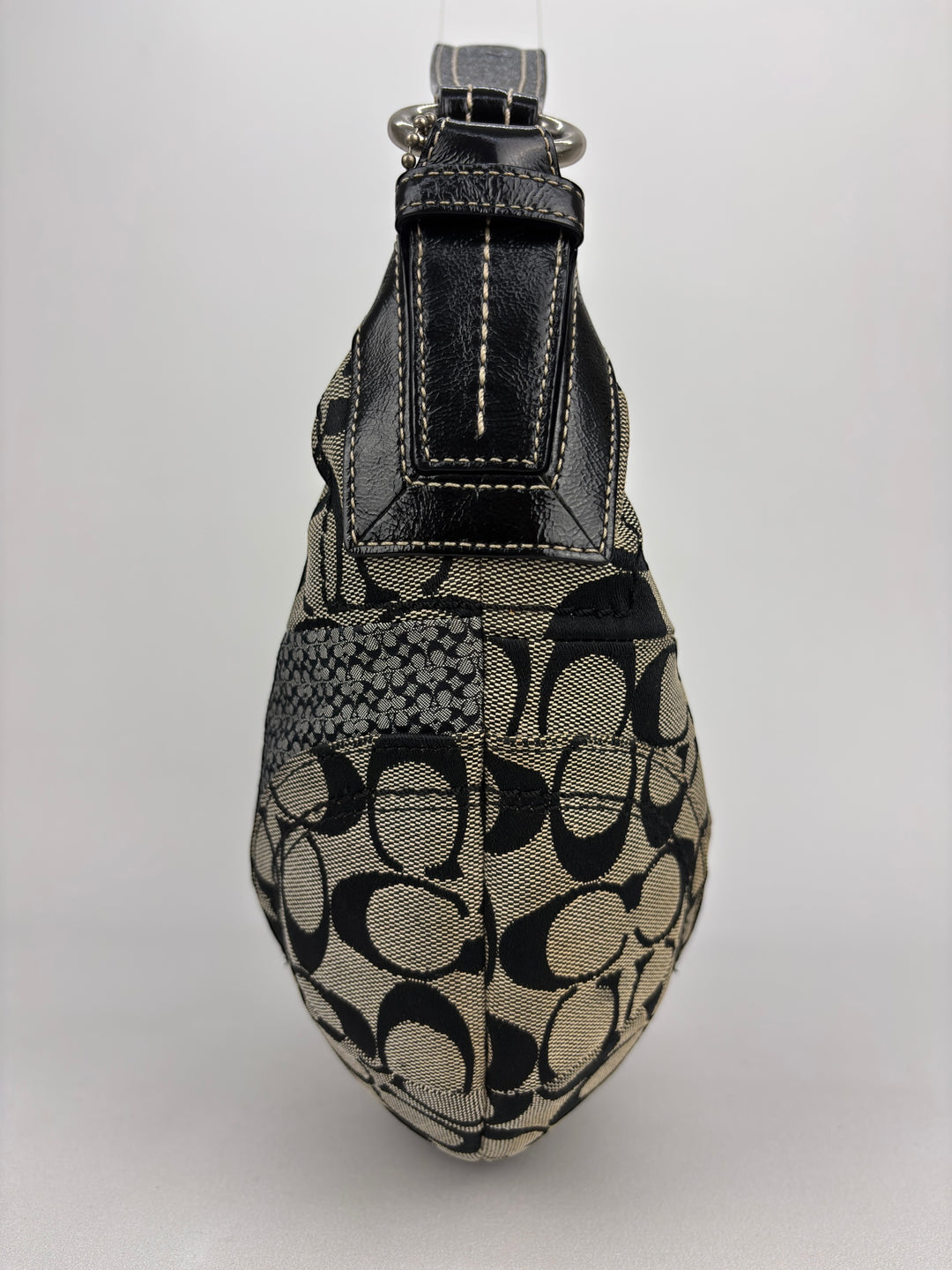 Coach Patchwork Signature Small Hobo Croissant Shoulder-Bag