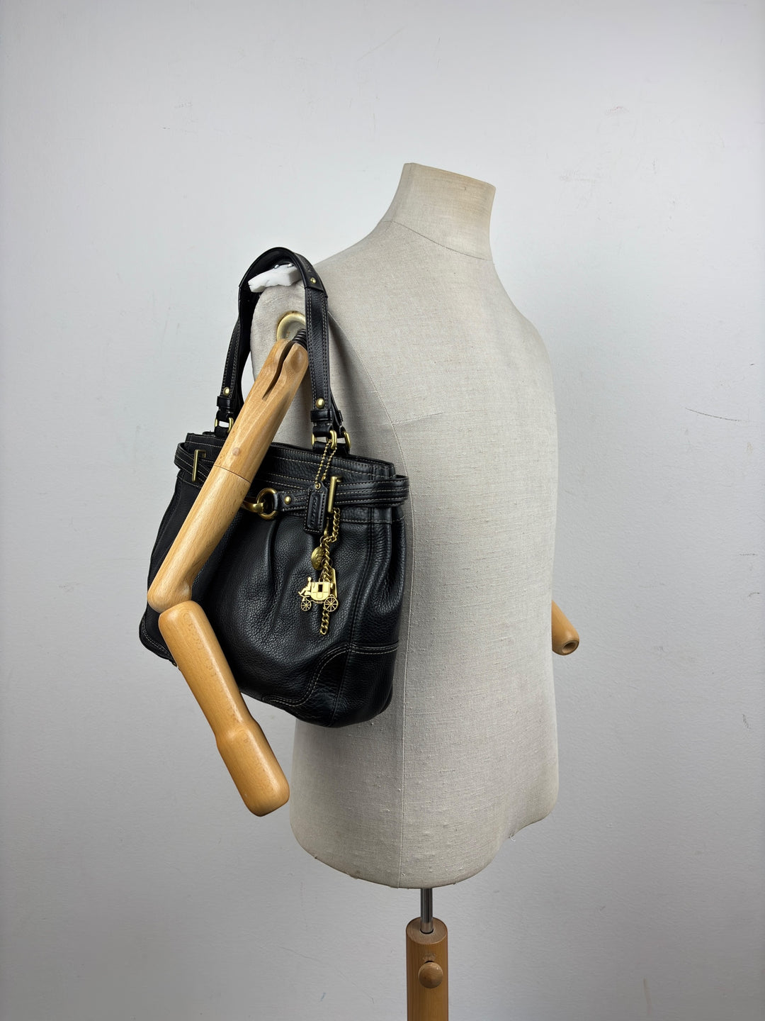 Coach Soho Horsebite Pleated Leather Satchel Shoulder-Bag