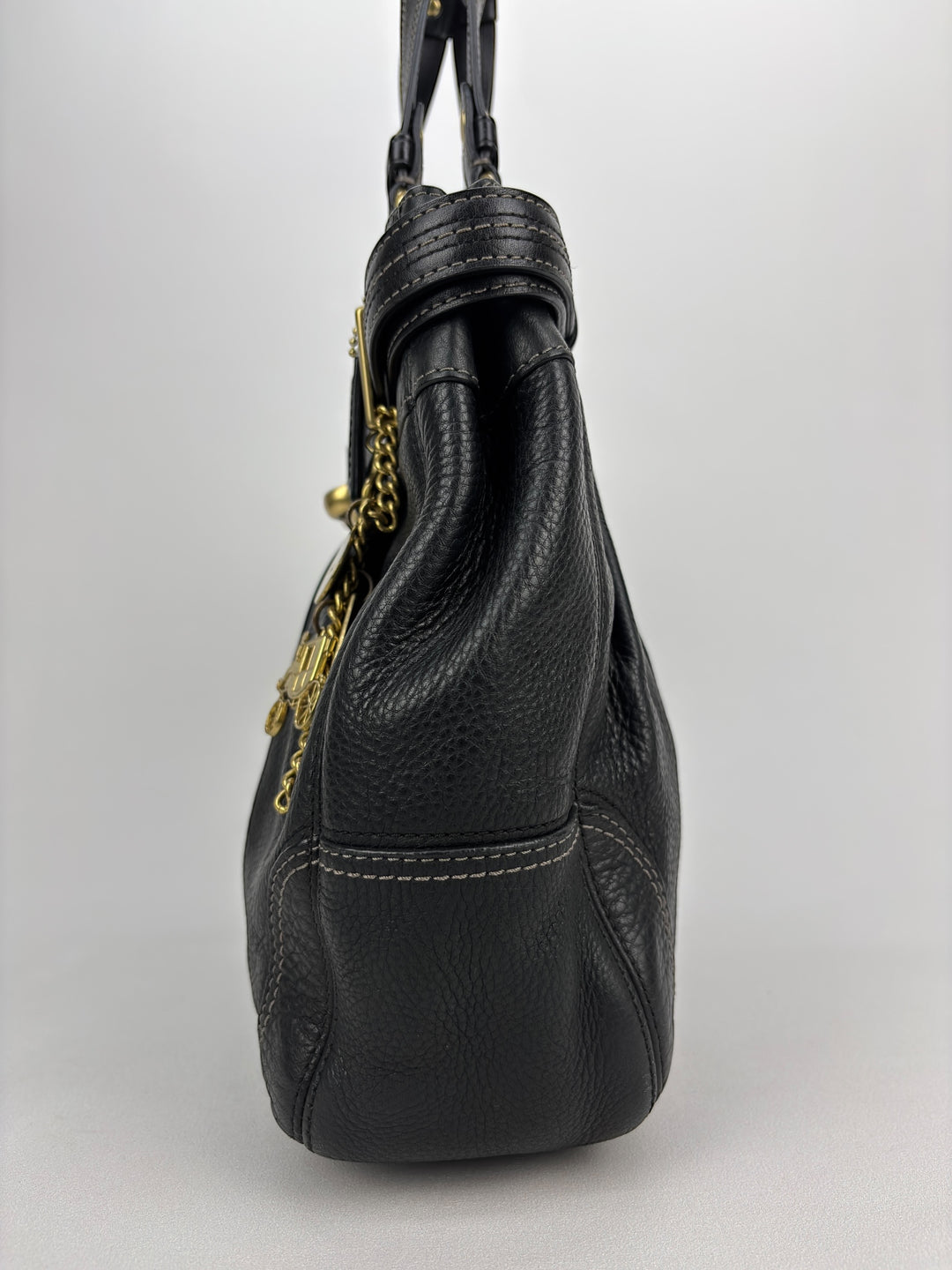 Coach Soho Horsebite Pleated Leather Satchel Shoulder-Bag