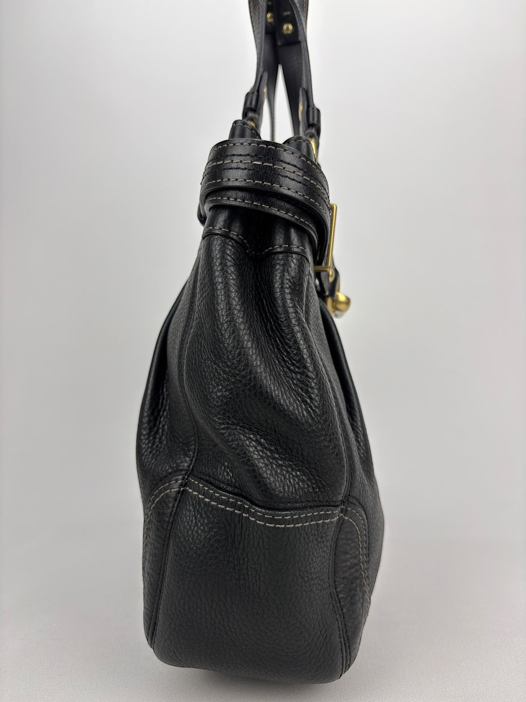 Coach Soho Horsebite Pleated Leather Satchel Shoulder-Bag
