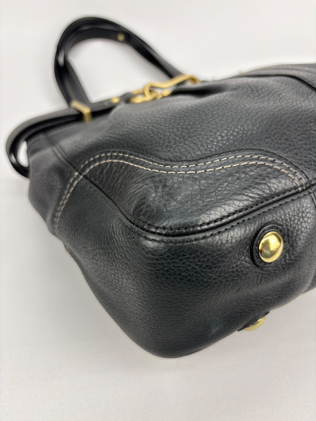 Coach Soho Horsebite Pleated Leather Satchel Shoulder-Bag