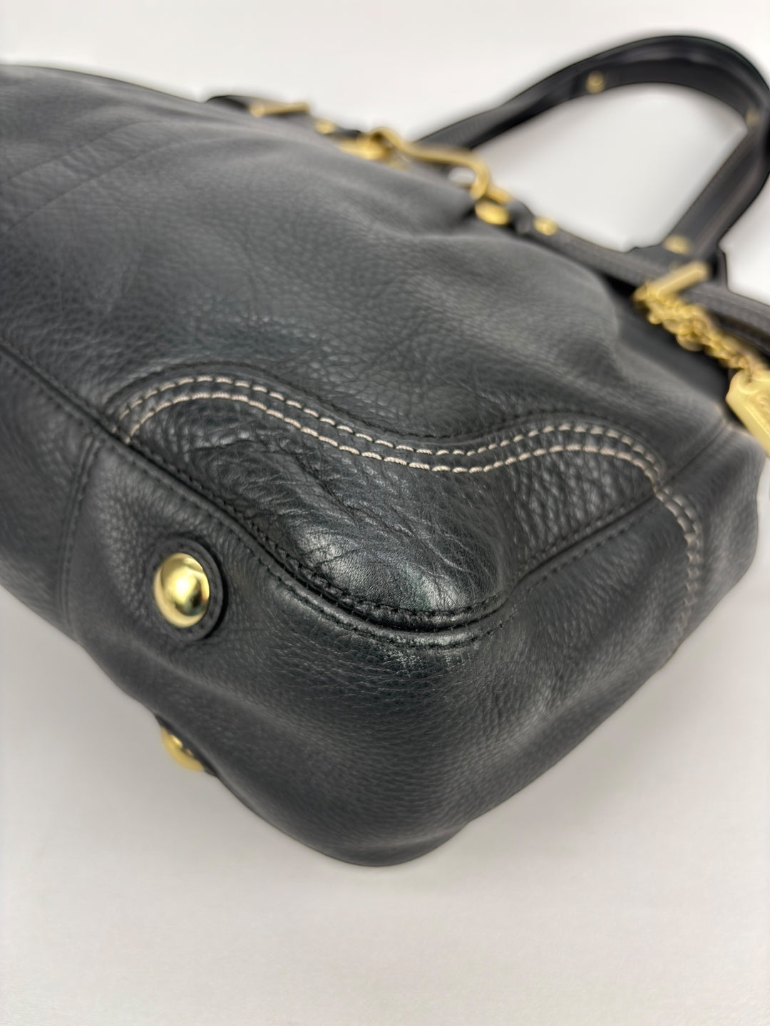 Coach Soho Horsebite Pleated Leather Satchel Shoulder-Bag