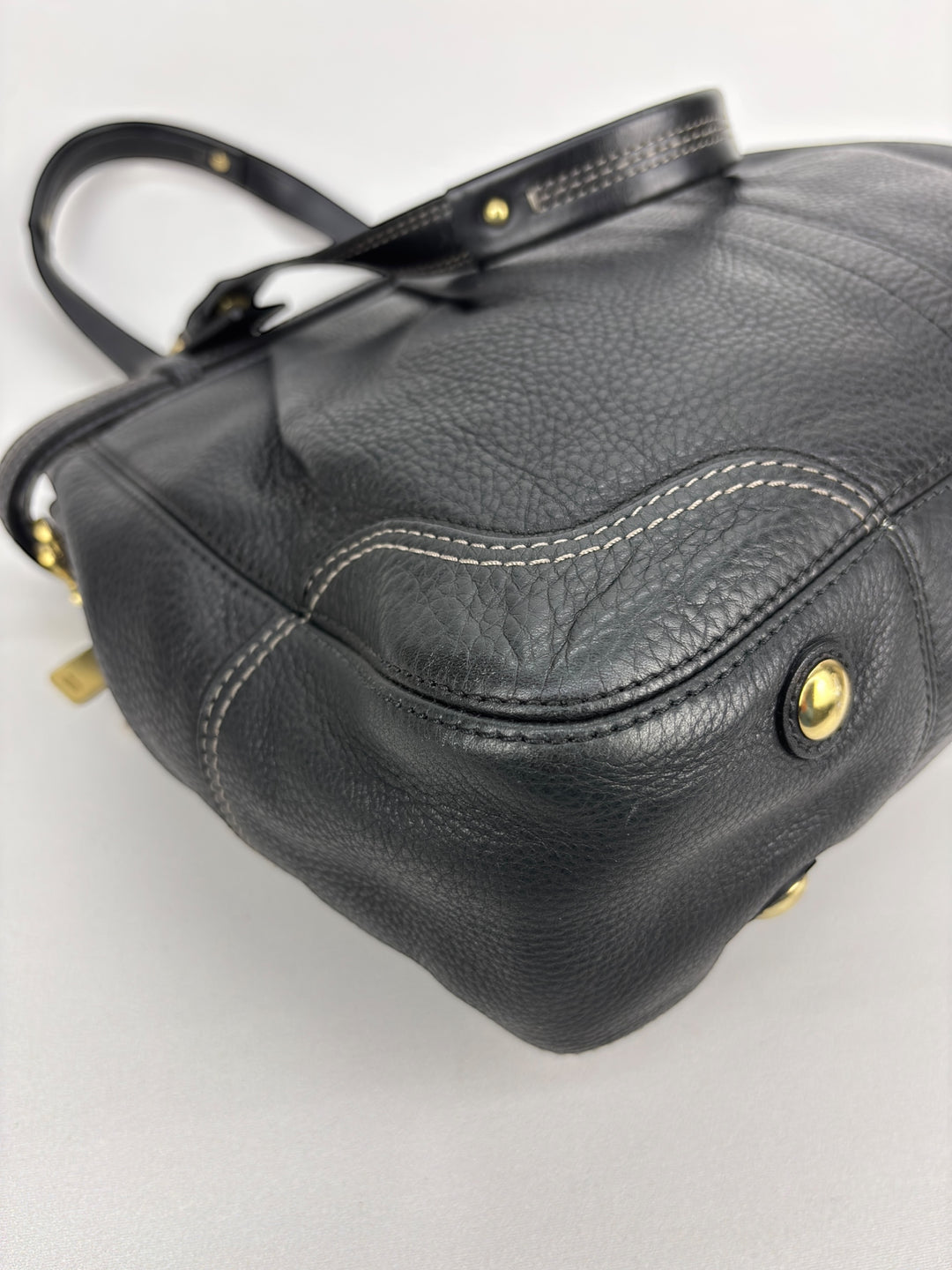 Coach Soho Horsebite Pleated Leather Satchel Shoulder-Bag