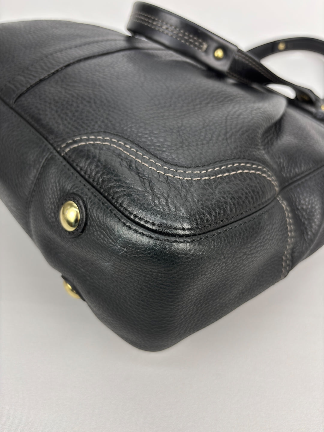 Coach Soho Horsebite Pleated Leather Satchel Shoulder-Bag