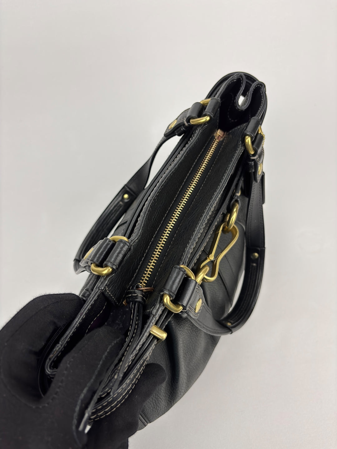 Coach Soho Horsebite Pleated Leather Satchel Shoulder-Bag