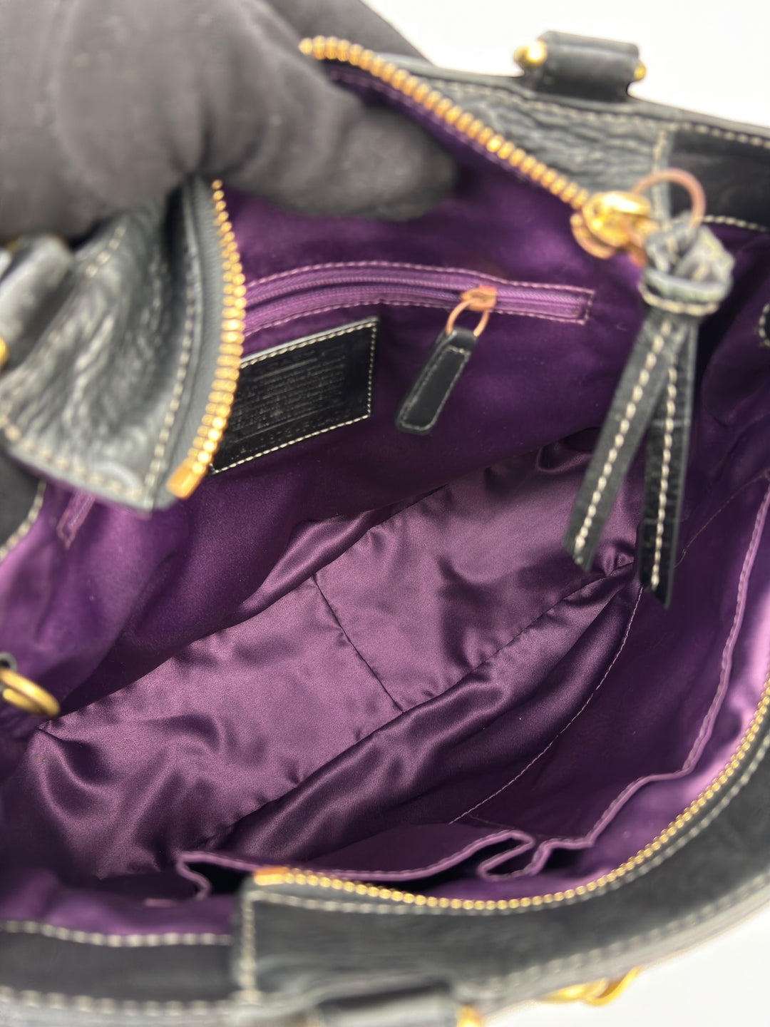 Coach Soho Horsebite Pleated Leather Satchel Shoulder-Bag