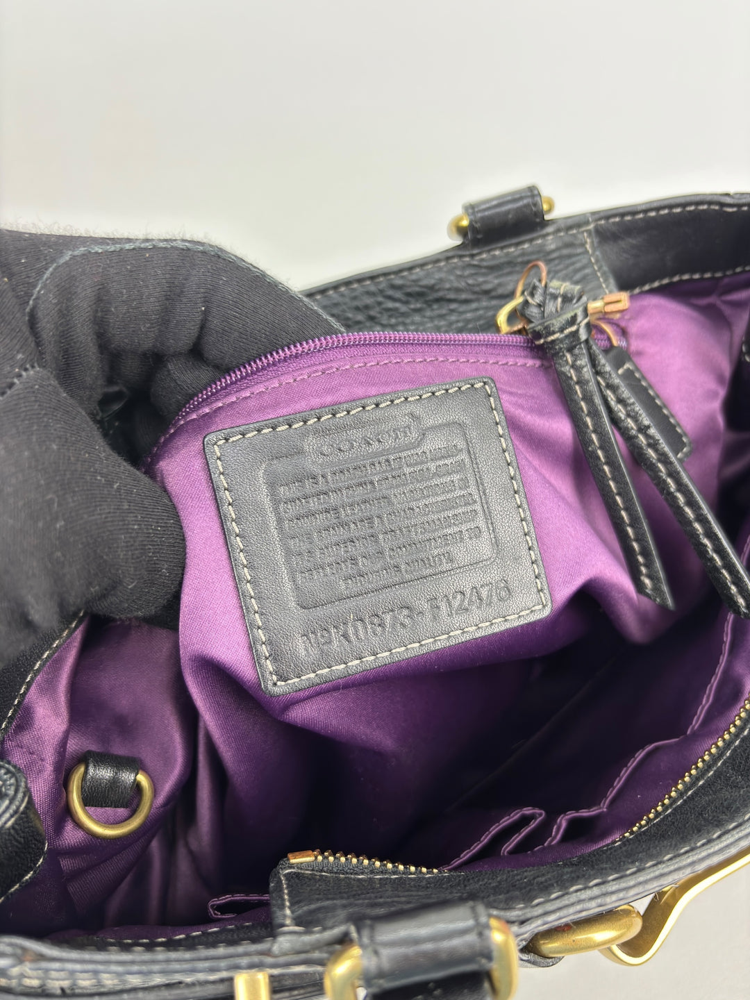 Coach Soho Horsebite Pleated Leather Satchel Shoulder-Bag