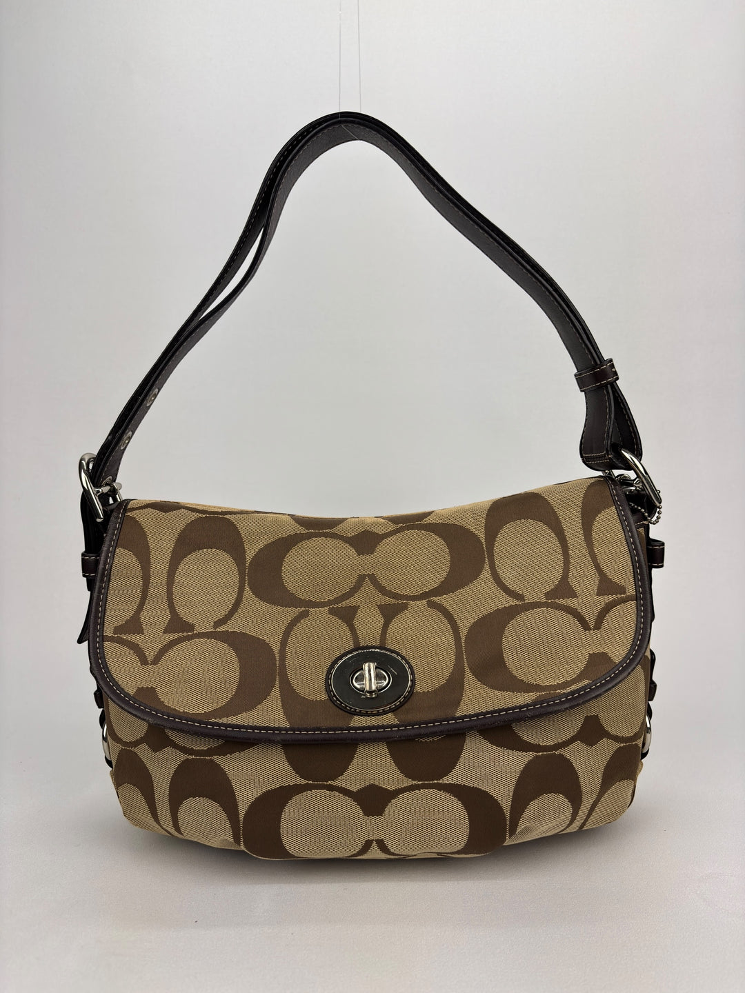Coach Signature C Turnlock Flap Shoulder / Hobo-Bag