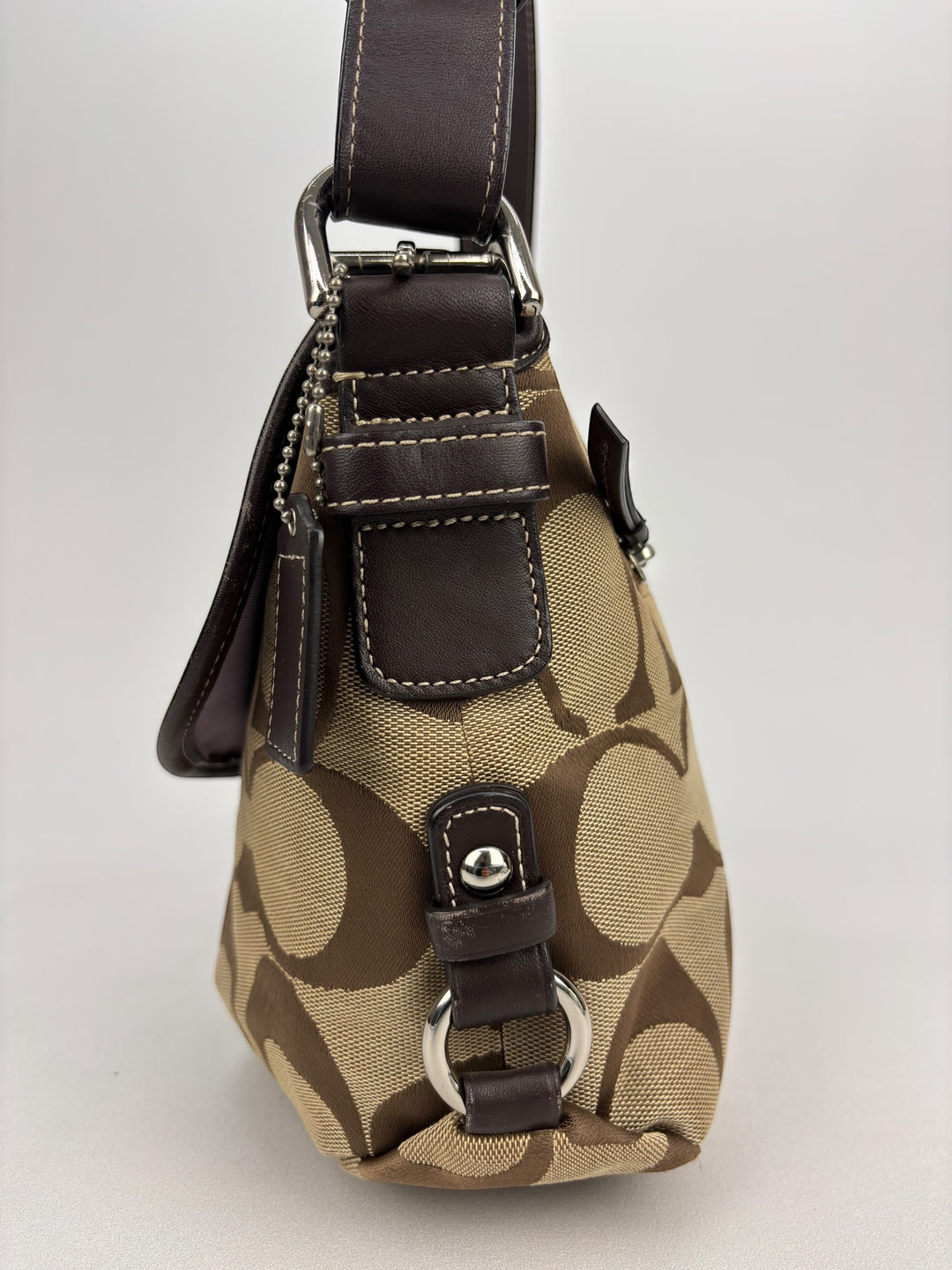 Coach Signature C Turnlock Flap Shoulder / Hobo-Bag
