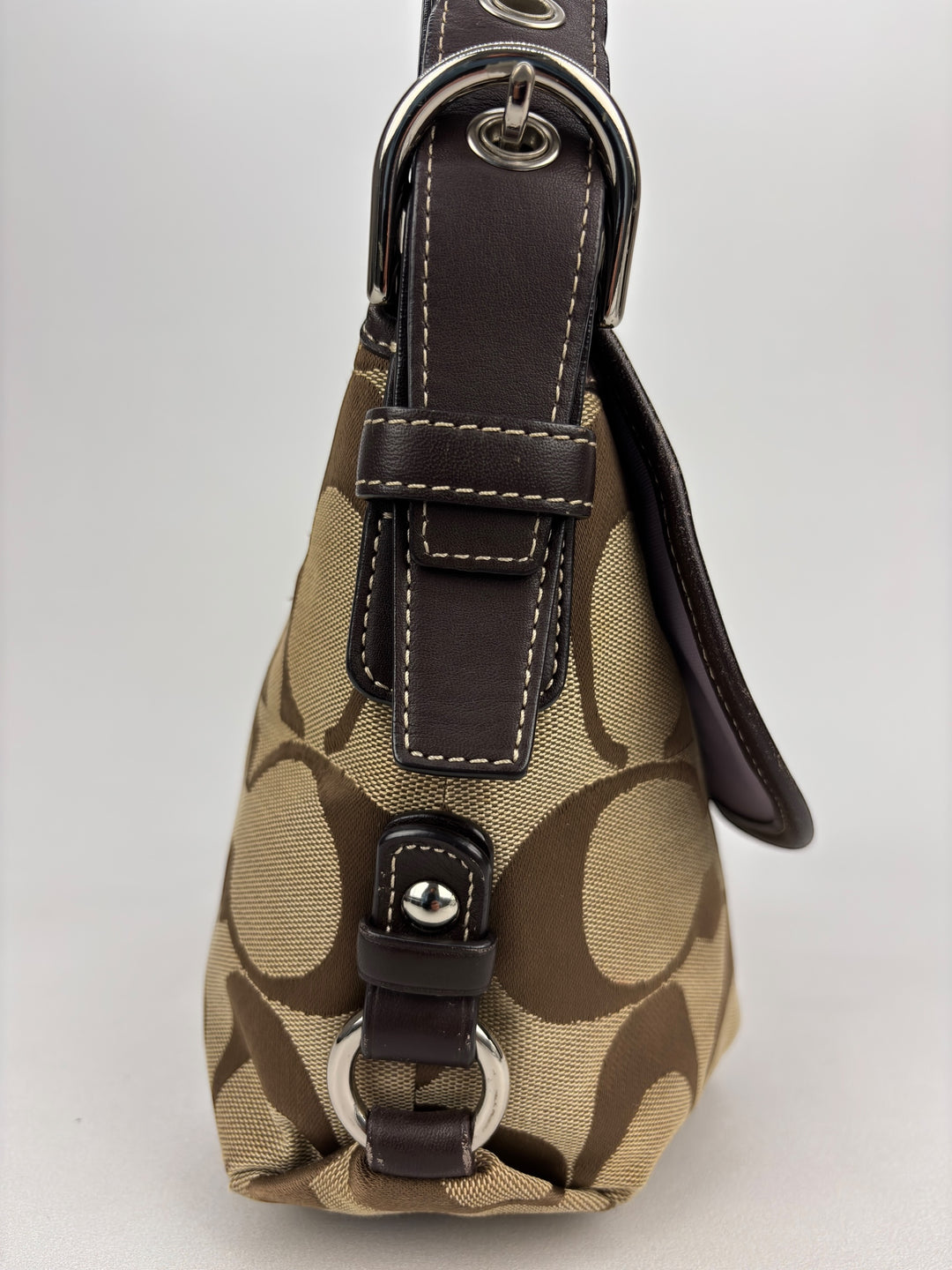 Coach Signature C Turnlock Flap Shoulder / Hobo-Bag