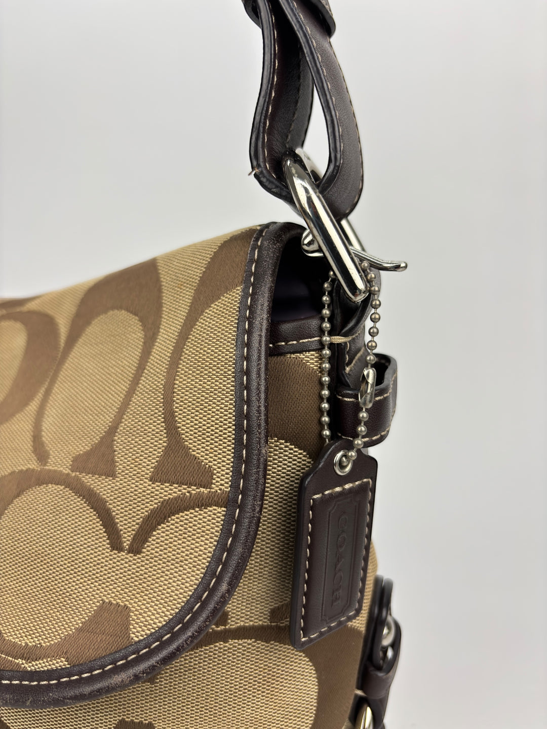 Coach Signature C Turnlock Flap Shoulder / Hobo-Bag