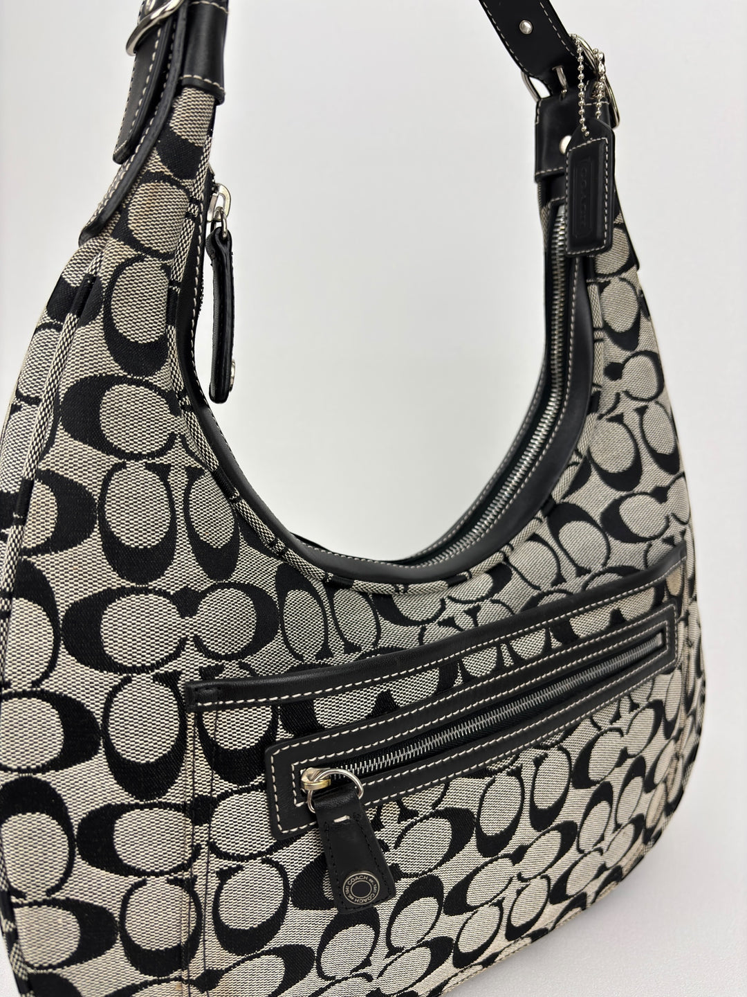 Coach Signature Jacquard Hobo / Shoulder-Bag