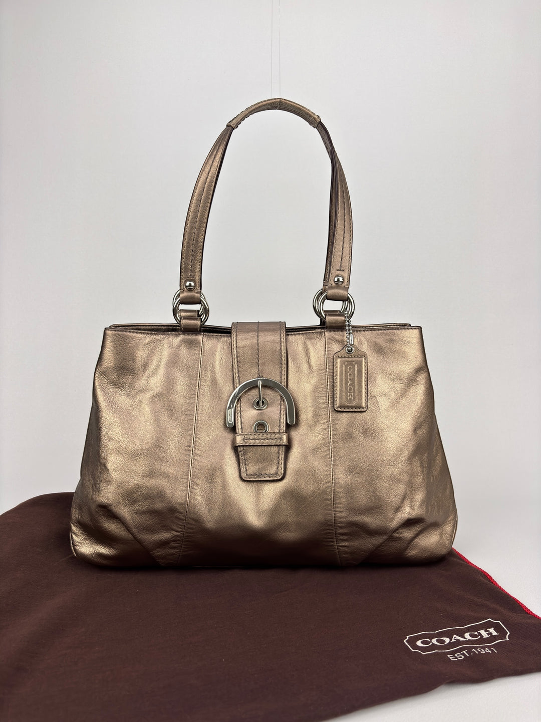 Coach Buckle Shopper / Tote / Shoulder-Bag