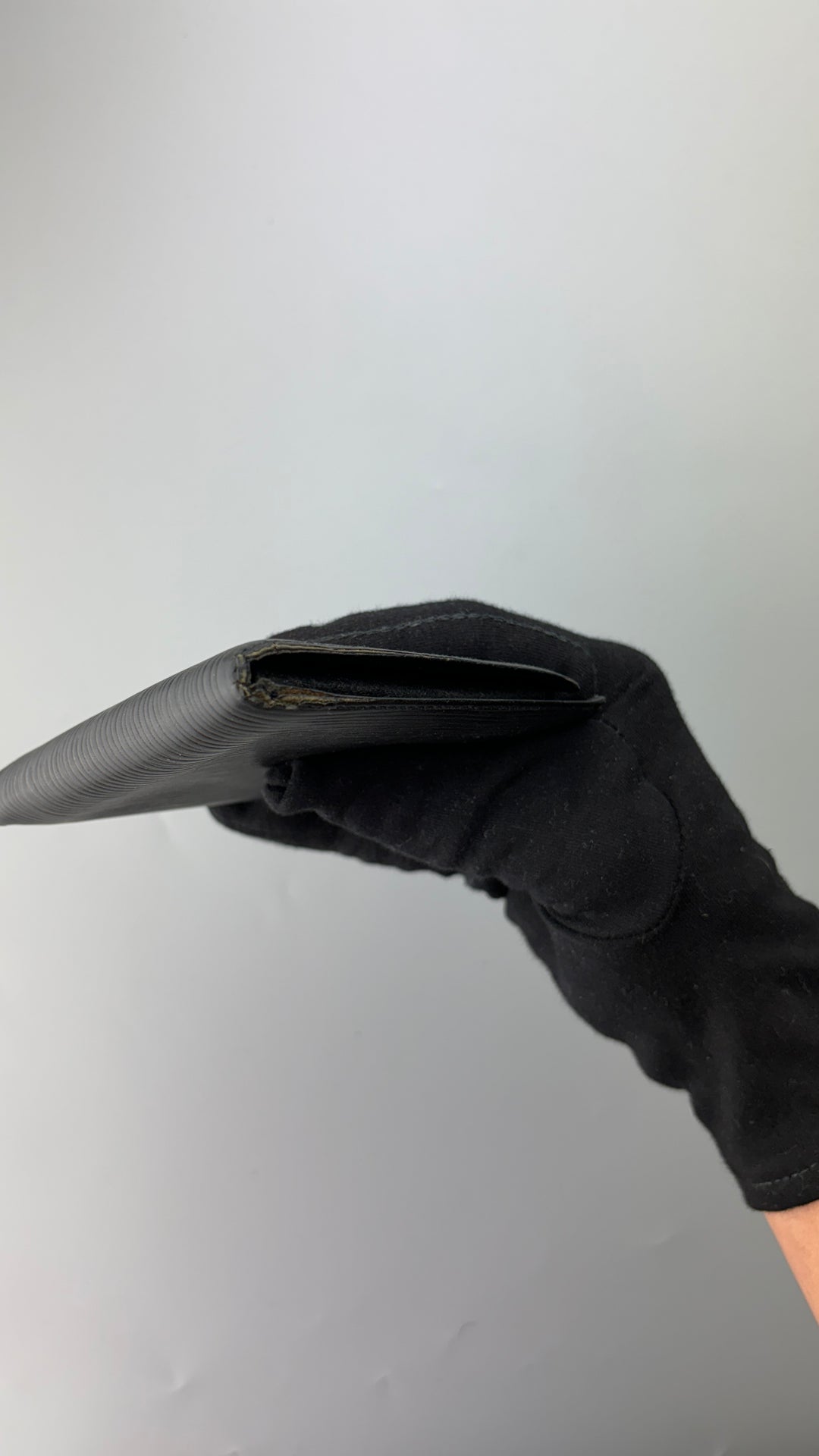 Louis Vuitton epi leder geldbeutel schwarz, unisex second hand lv wallet black