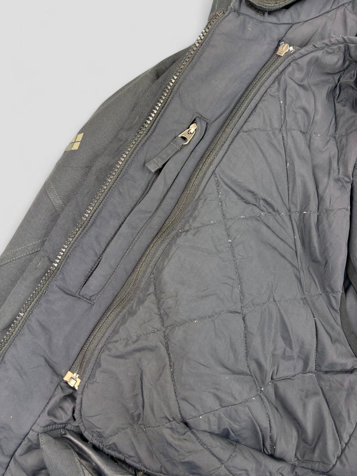 Montbell Vintage herren tactical jacke schwarz, second hand tactical men jacket black