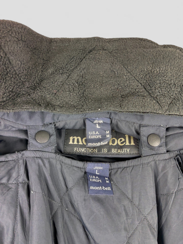 Montbell Vintage herren tactical jacke schwarz, second hand tactical men jacket black