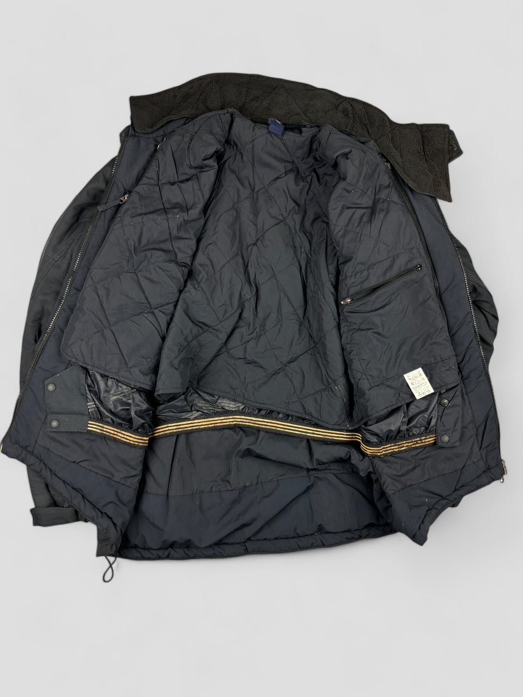 Montbell Vintage herren tactical jacke schwarz, second hand tactical men jacket black