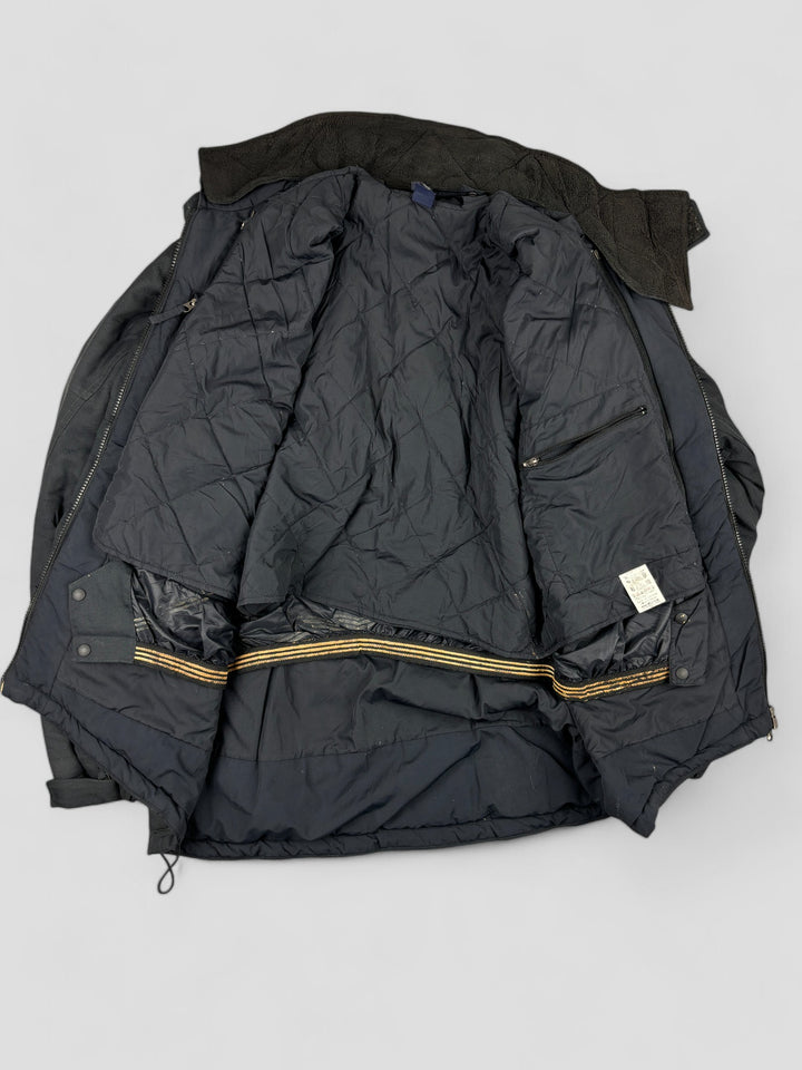 Montbell Vintage herren tactical jacke schwarz, second hand tactical men jacket black