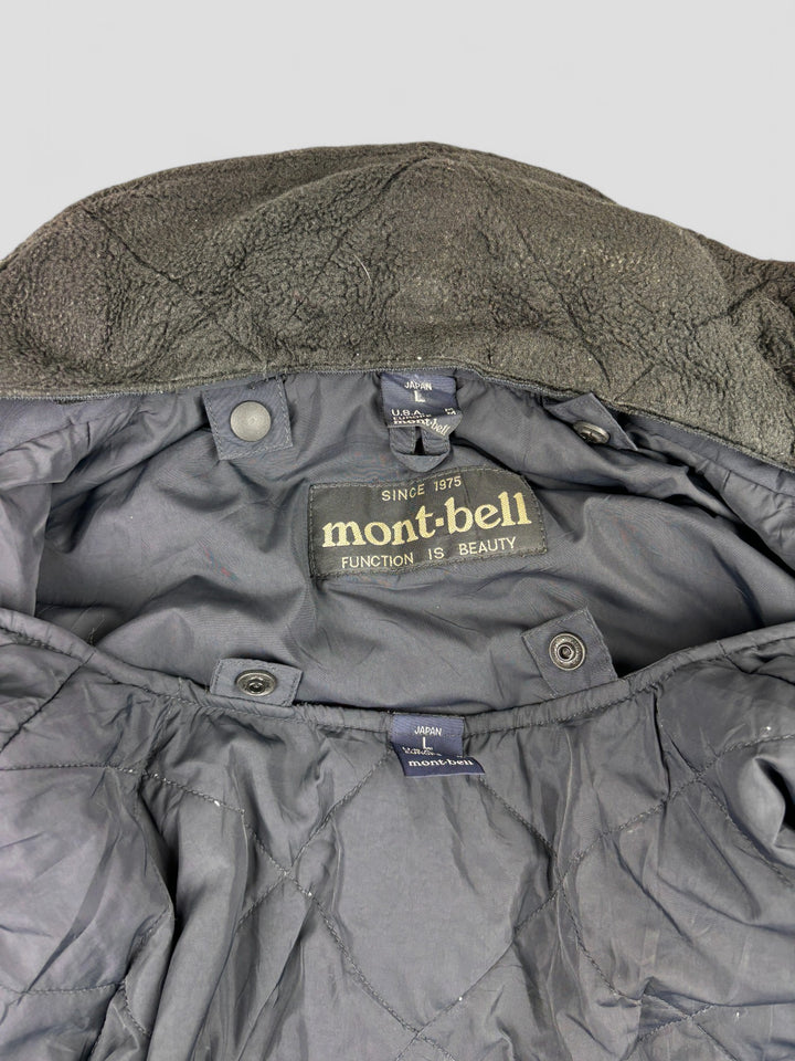 Montbell Vintage herren tactical jacke schwarz, second hand tactical men jacket black