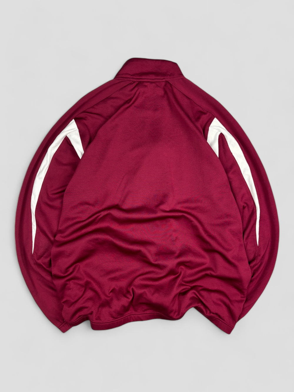 Nike Full Zip Trackjacket Red white, Vintage nike rainingsjacke second hand