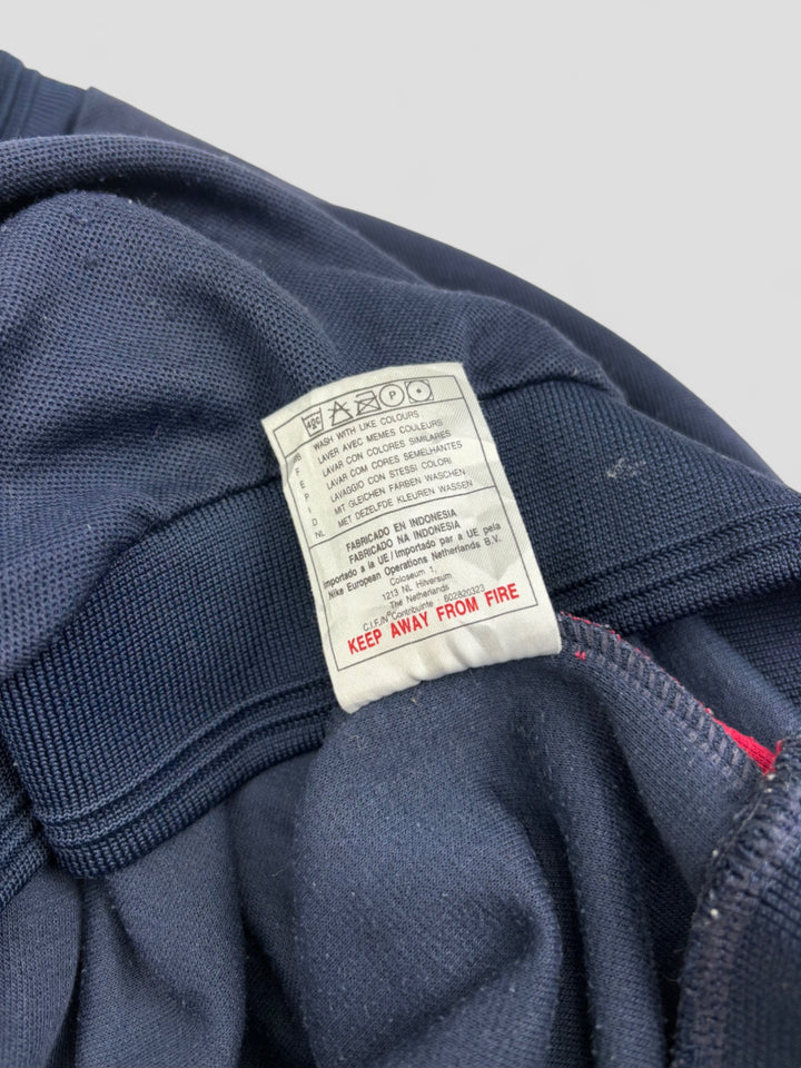 Nike x Barcelona vintage sweater men blue, second hand nike men pullover blue