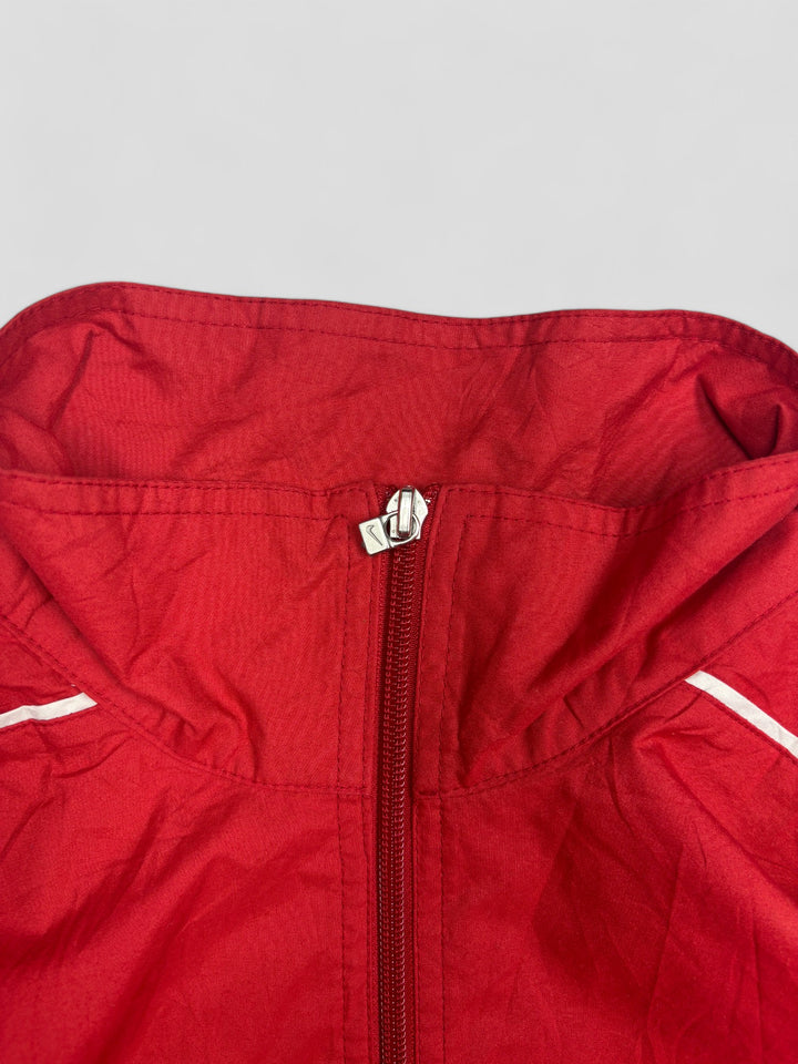 VIntage nike trackjacket red, second hand nike trainingjacke rot