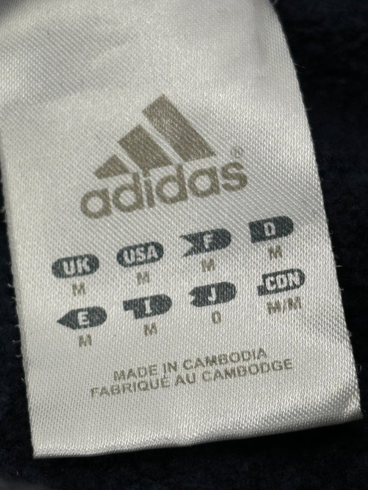 Vintage Adidas Y2k Fullzip Hoodie blue, second hand adidas pullover
