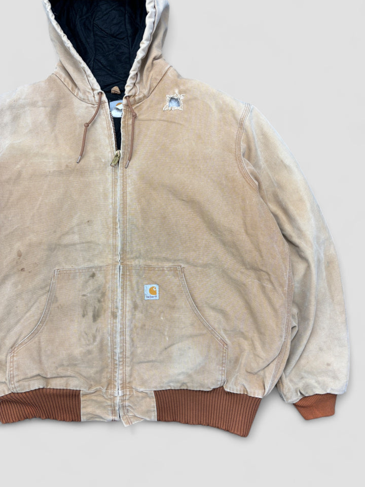 Vintage Carhartt Active workwear Jacket, carharrt arbeits jacke beige sandfarben