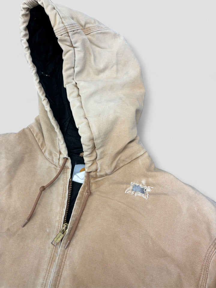 Vintage Carhartt Active workwear Jacket, carharrt arbeits jacke beige sandfarben