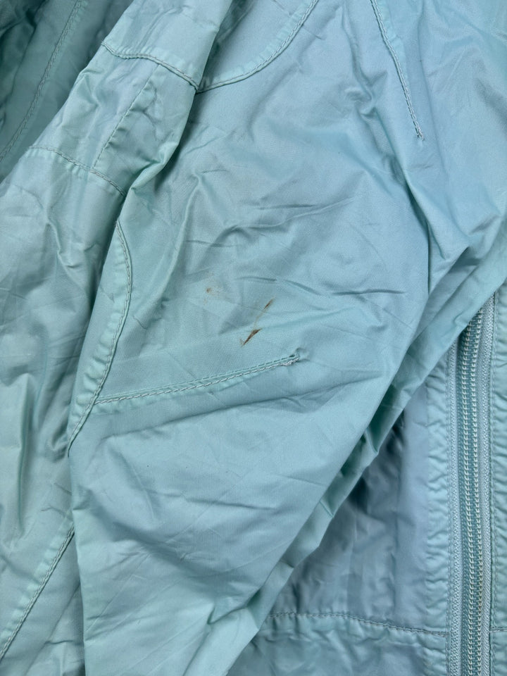 Vintage Columbia Windbreaker türkis Frauen, second hand columbia jacket turquoise women