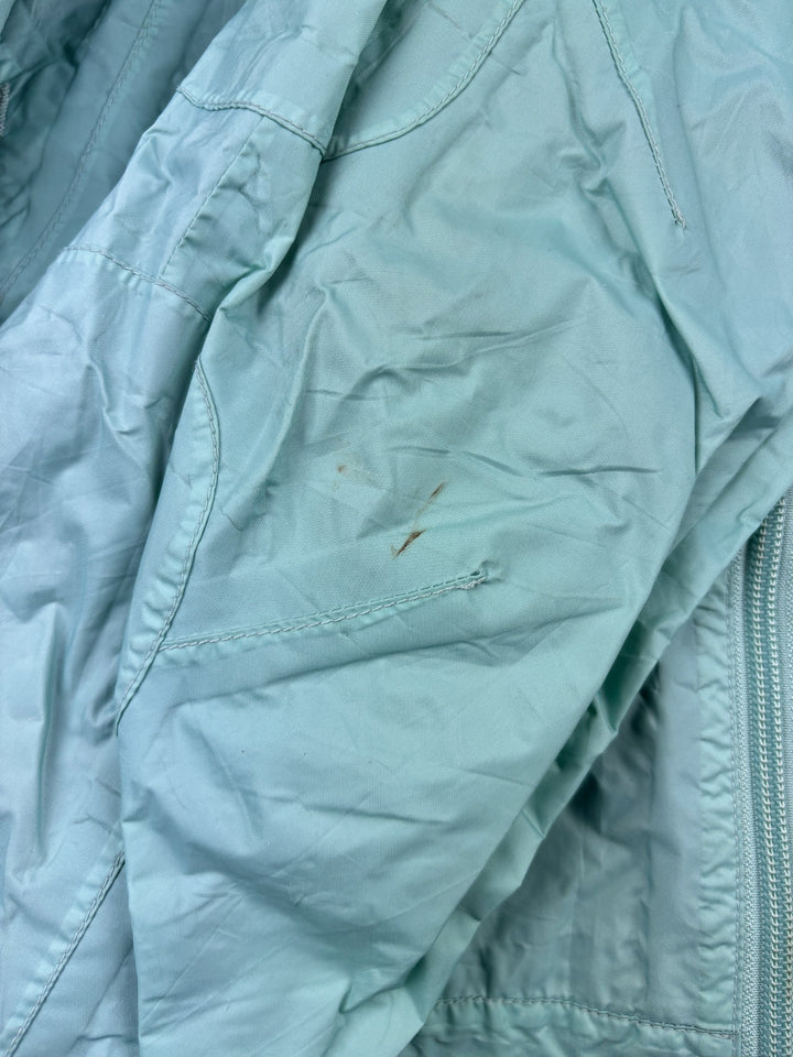 Vintage Columbia Windbreaker türkis Frauen, second hand columbia jacket turquoise women