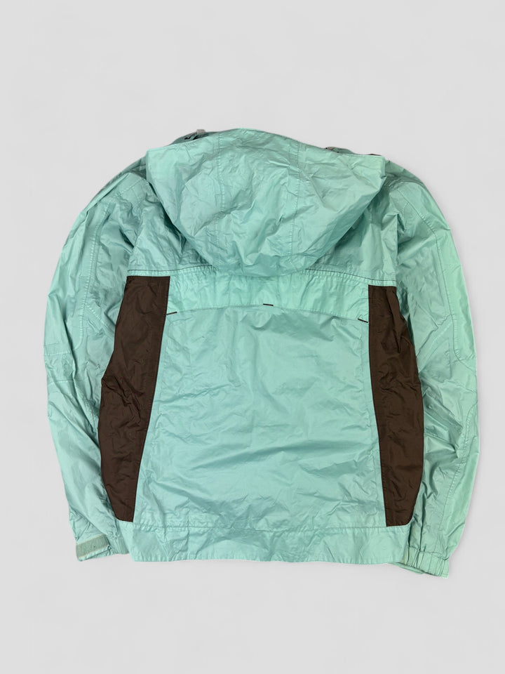 Vintage Columbia Windbreaker türkis Frauen, second hand columbia jacket turquoise women