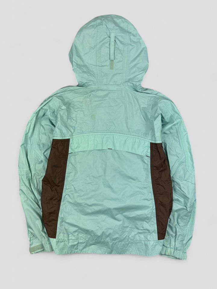 Vintage Columbia Windbreaker türkis Frauen, second hand columbia jacket turquoise women