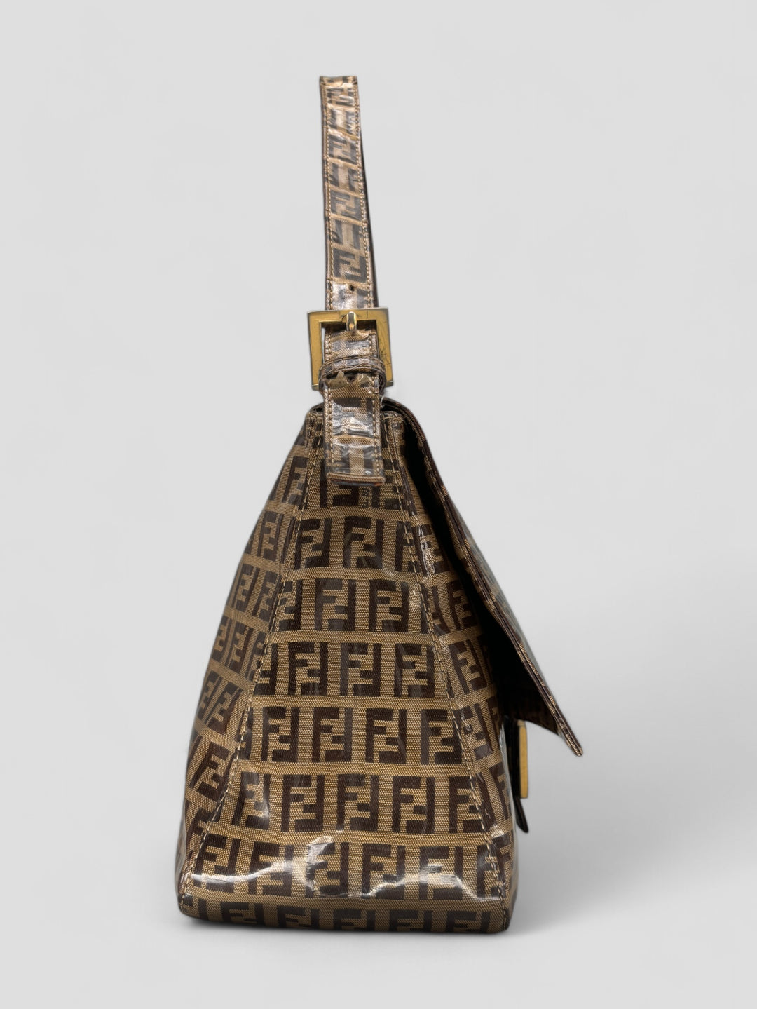 Vintage Fendi Bright Mama Shoulderbag, second hand fend umhängetasche