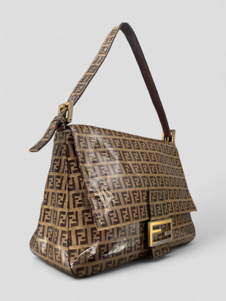 Vintage Fendi Bright Mama Shoulderbag, second hand fend umhängetasche