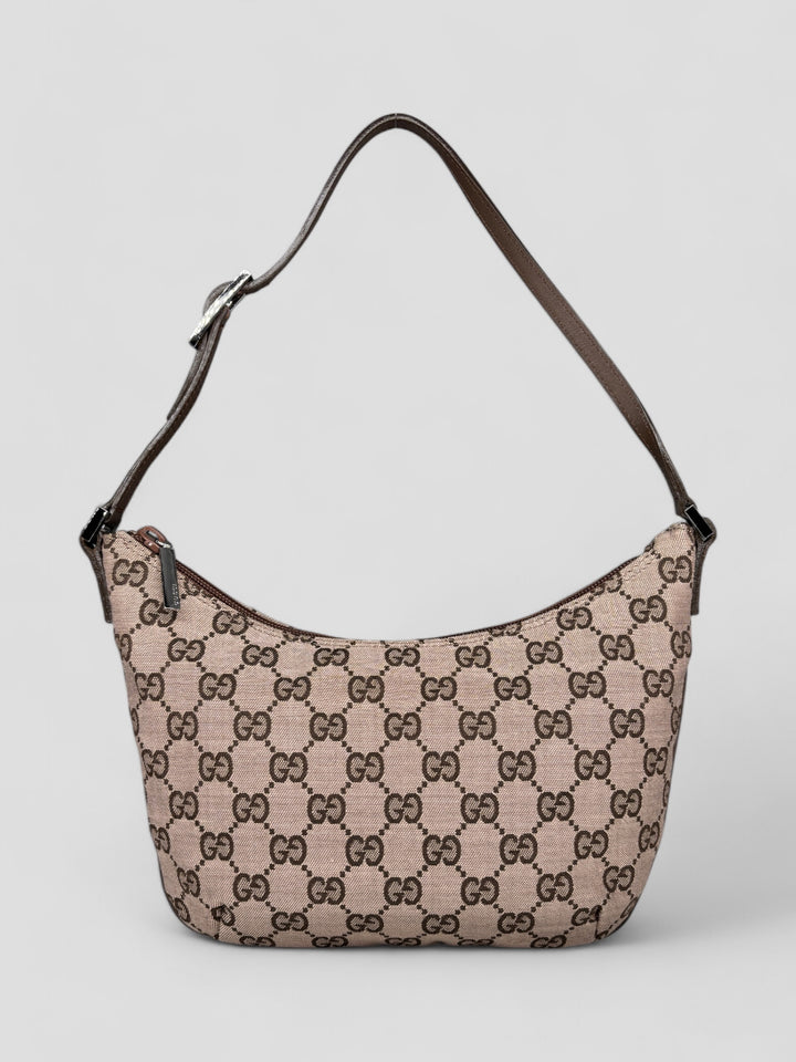 Vintage Gucci Banana Bag pink, rosa second hand gucci handtasche